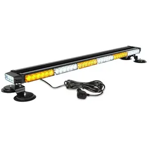 38 "78w 78leds sistemas de iluminação automática dc12v 24v âmbar segurança de emergência ambulância giratória levou luz bares