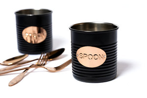Hot Sale Metal Black round Spoon Utensil Holder for <b>Kitchen</b> Countertop <b>Table</b> Top Price Rests Holder - Product Image 4