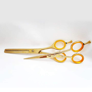 Nouveau professionnel main gauche droite coupe de cheveux fins ciseaux de coiffeur couleur ciseaux à effiler ensemble de ciseaux à barbe en gros - Product Image 2