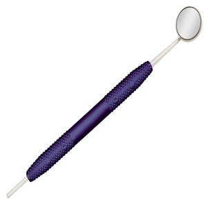 Espejo Dental Manual Reutilizable de Acero Inoxidable Profesional con Recubrimiento de Titanio Rosa, Mango Antideslizante, Certificado CE Clase I - Product Image 4