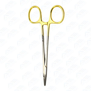 Soporte de aguja Derf Serraciones longitudinales Instrumentos médicos quirúrgicos de acero inoxidable Soporte de aguja Derf 12cm - Product Image 3