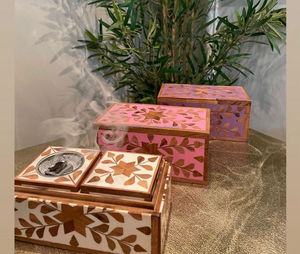 ใหม่แม่มุกฝังถาดเสิร์ฟภาษาอาหรับเปลือกหอย EID ถาดเสิร์ฟร้านอาหารเสิร์ฟด้วย BAKHOOR Burner โดยหัตถกรรมหรูหรา - Product Image 1