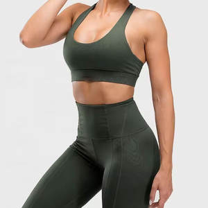 Ventes chaudes Soutien-gorge de sport personnalisé pour femmes Fabrication en gros Mode Femme Soutien-gorge de sport doux pour la salle de sport Soutien moyen Sans couture - Product Image 3