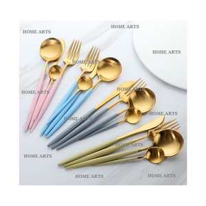 Ensemble de couverts en acier inoxydable au design moderne, qualité exclusive, couverts de table à prix abordable - Product Image 1