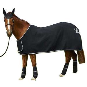 Manta de Invierno Personalizada de Lana Sintética Polar de la Marca BRAND ZONE, Manta Cálida de Piel Sintética para Caballos, Manta de Equitación Estándar, Manta para Establos - Product Image 1