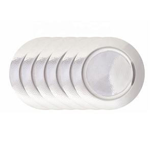 Belle plaque de chargeur en acier inoxydable de haute qualité pour Table Dinig servant des plats de dîner assiette maison cuisine décor assiette de chargeur - Product Image 3