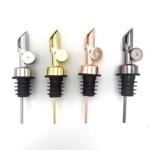 Professional Aluminium Bar Stainless Steel Liquor Spout <b>Pourer</b> Silver Rose Gold Copper Black Olive <b>Oil</b> Vinegar Wine Bottle Metal - Product Image 2