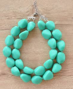 High Quality Women <b>Fashion</b> Resin Beads Resin <b>Necklace</b> for Women Jewelry - Product Image 5
