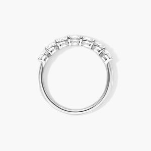 Anillo de diamante de moissanita VVS de corte ovalado 18K/14K/10K/925 anillo de bodas de compromiso de Halo de plata esterlina joyería fina para mujer - Product Image 4