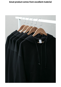 Sweats à capuche en coton pour hommes, vente en gros, sur mesure, pas cher - Product Image 3