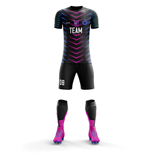 Venta al por mayor de alta calidad de transferencia de calor impreso hombres camiseta de fútbol personalizado camisetas de fútbol 100% poliéster Francia camisetas de fútbol OEM - Product Image 4