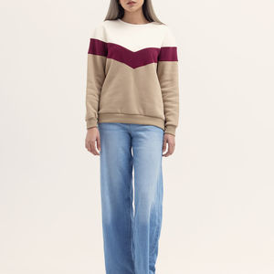 Sudadera de Cuello Redondo de Color Sólido para Mujer, Hecha a Medida al por Mayor, con Tela Suave y Transpirable, de Alta Calidad, Hecha en Pakistán - Product Image 2