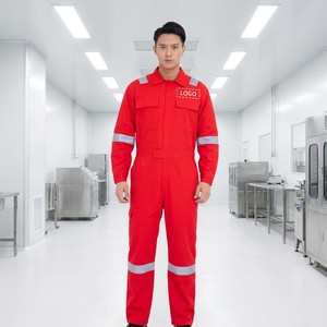 Combinaison de travail pour homme en coton haute visibilité imperméable Mécanicien <span class=keywords><strong>Construction</strong></span> Ingénierie Uniforme de travail Vêtements de travail Ensemble de vêtements de travail - Product Image 5