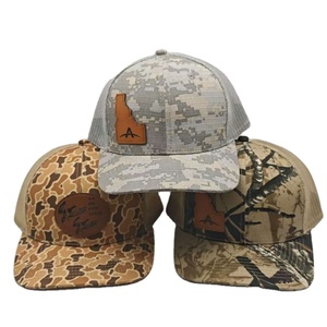 Logotipo de parche de goma personalizado Nylon Poliéster Gorra de béisbol personalizada Corte por láser-Gorra de camionero con panel de malla - Product Image 2