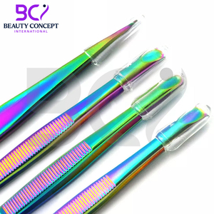 Pinzas para Cejas de Acero Inoxidable de Alta Calidad, Color Arcoíris, Punta Inclinada, Duraderas, Fácil Agarre, Clásicas, Nueva Llegada, Suaves para Cejas - Product Image 6