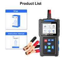 Testeur de batterie mécanique automobile Neuter BT300 12V avec petites pinces, outil de diagnostic pour camions, écran LCD 2,4 pouces, certifié CE/FCC/ROHS 12
