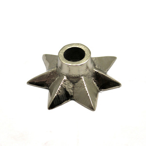 Christmas Decorative Metal Taper Candle Holders <b>Star</b> Shape Silver Plated for Indoor and Outdoor <b>Lighting</b> Decoration Candle Taper - Product Image 2