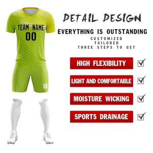 Uniformes de fútbol sublimados completos de poliéster 100% personalizados al por mayor, ropa de fútbol cómoda de llevar - Product Image 2