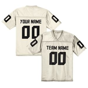 Camiseta de fútbol personalizada de color blanco con nombre del equipo y número, cuello en V, transpirable, de secado rápido, uniforme deportivo para equipos masculinos y juveniles - Product Image 2