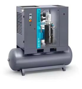 Nuevo Compresor de Aire de Tornillo Rotatorio AtlasCopco 30HP, 114 CFM, 132 Galones G22 208-230/460V - G22-125T AP 208-230/460 - Product Image 1