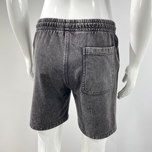 Nouveau design unisexe, short de jogging vintage délavé à l'acide de haute qualité, séchage rapide, style décontracté 2026, motif uni - Product Image 6