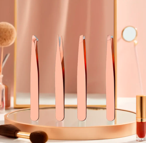 Nouveau rose chaud haute en acier inoxydable applicateur de cils pince à épiler pointu maquillage quotidien pince à épiler pour Extension de cils - Product Image 6