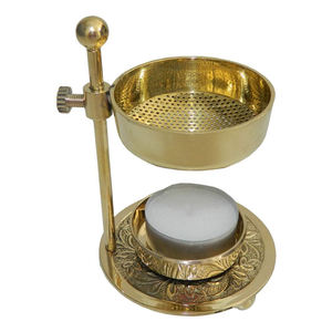 ร้อนขายทองเหลืองปรับธูปBurner Handmadeเป็นมิตรกับสิ่งแวดล้อมปรับทองเหลืองธูปและธูปธูปBurner Decor - Product Image 1