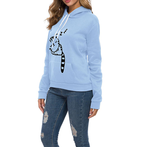 Nouvel arrivage de sweats à capuche pour femmes de couleur assortie haut décontracté ample pour femmes automne hiver sweat à capuche essentiel extra lourd - Product Image 4