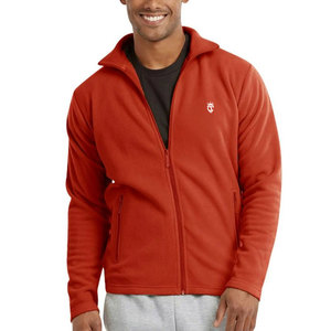 Veste polaire pour homme, saison hivernale, directement de l'usine, séchage rapide, respirante, coupe-vent, col montant, couleurs personnalisées, style urbain - Product Image 1