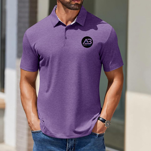 Polos d'été décontractés respirants pour hommes, motif uni à manches courtes fabriqué au Pakistan, en vente - Product Image 2