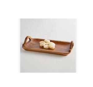 Nouveaux plateaux de service à compartiment en bois massif conçus Plateau en bois fait à la main pour une utilisation polyvalente à prix réduit - Product Image 4