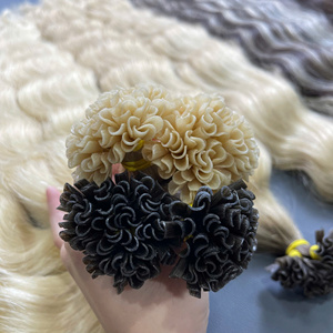 Venta al por mayor 100% Extensiones de cabello de queratina humana Cabello de punta en U de alta calidad de Vietnam Estilo recto natural en la fábrica - Product Image 4