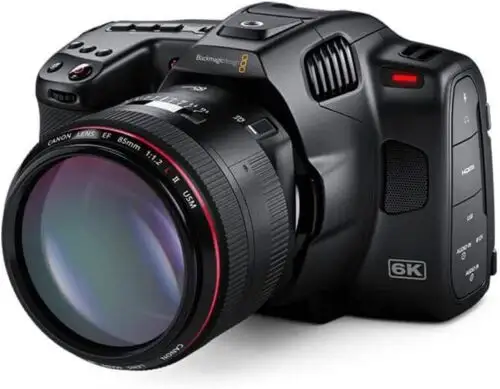 Blackmagic Design Pocket Cinema Camera 6K G2 Lightweight, Low Light - Black
