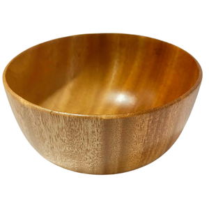 Ensemble de grands bols individuels en bois d'acacia Design moderne écologique pour la salade Pâtes Riz Acai Smoothie Soupe Fruits et collations Maison - Product Image 1