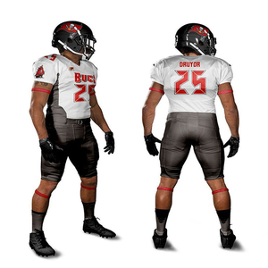 Uniformes Deportivos Personalizados 2026, Conjuntos de Uniformes de Fútbol Americano Unisex, Manga Corta, Impresión Digital con Logotipo - Product Image 5