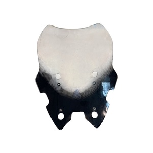Pare-brise transparent noir ombragé d'origine Kymco Xciting 250 2007, état neuf - Product Image 2