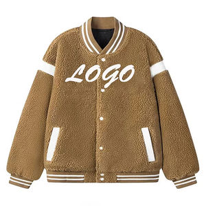 Meilleures ventes, veste d'hiver personnalisée à la mode, manteau épais en polaire, fermeture à glissière complète, vestes en polaire Sherpa à blocs de couleur pour hommes - Product Image 1