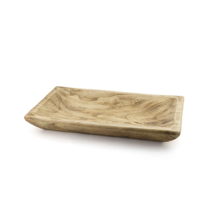 Plateau en bois de manguier naturel de qualité supérieure avec poignées plateau de service en bois sculpté à la main Restaurant et hôtel Table à manger utiliser des plateaux - Product Image 2