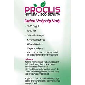 Aceite Esencial de Hoja de Laurel 100% Natural, 10 ml con Pulverizador, Talla Única, Origen Turquía - Product Image 4