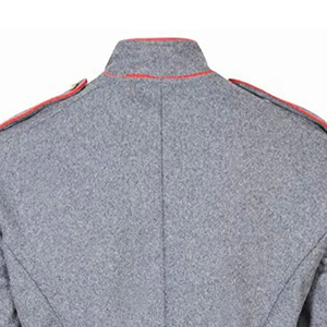 Chaqueta de Reproducción Civilista Confederada, Uniforme de Infantería del Sur, Abrigo de Lana Gris - Product Image 6