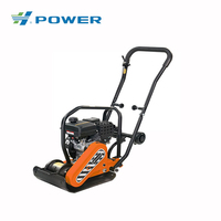 Compacteur de plaque de sol à main diesel essence polyvalent et puissant Pilon plat vibrant pour la construction de routes