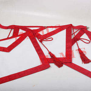 El mejor delantal de Regalia masónico de diseño personalizado de material al por mayor delantal de grado masónico aliado con borla - Product Image 4