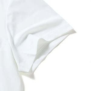 Camiseta ERKE para Mujer, Corte Ajustado, Cuello Redondo, Blanca, de Algodón Tejido con Decoración de Letras en Forma de Diamante, Tallas XS-XL Disponibles, Corte Corto - Product Image 4