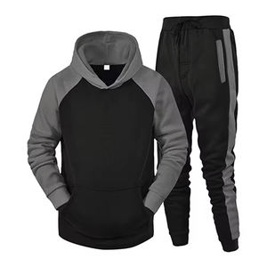 Vêtements de sport pour hommes avec logo personnalisé de haute qualité, dernier design, ensemble de survêtements à la mode, teint uni, quantité minimale de commande bas, meilleur design - Product Image 1