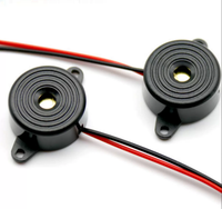 Buzzer piézoélectrique actif à fil 3500 Hz, son continu fort, sondeur piézoélectrique, haut-parleur, alarme d'avertissement 3-24 V, HYD-2312