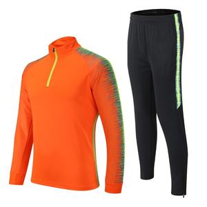 Conjunto deportivo de gimnasio de Jersey largo de otoño para hombre, ropa deportiva para trotar de secado rápido, uniforme de baloncesto, chándal de entrenamiento, estampado sólido a prueba de viento - Product Image 4