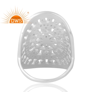 <b>Unique</b> Design Sterling Silver Cocktail Cocktail Band Ring Custom Jewelry <b>For</b> Women <b>Gift</b> <b>For</b> <b>Her</b> - Product Image 2