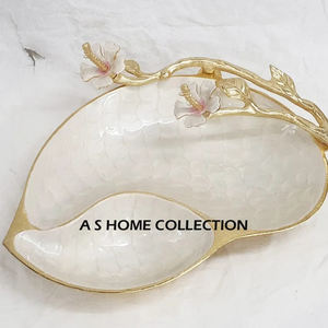 ชามโลหะเคลือบตกแต่งลายดอกไม้ชามโลหะชามสำหรับใช้ในครัวและรับประทานอาหาร - Product Image 1