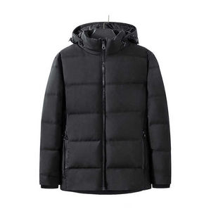 Veste matelassée High Street pour hommes de qualité supérieure manches longues capuche vêtements d'hiver différentes couleurs toile grande taille prix bon marché - Product Image 1