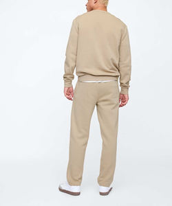 Streetwear de haute qualité grande taille 100% coton éponge française 450GSM couleur unie pull respirant sweat et ensemble de survêtement Baggy - Product Image 2